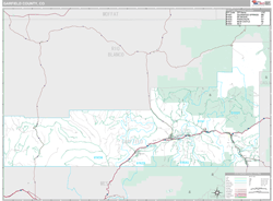 Garfield County, CO Wall Map