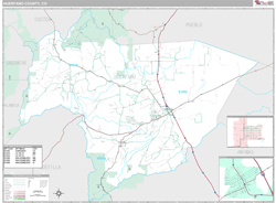 Huerfano County, CO Wall Map