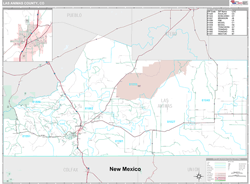 Las Animas County, CO Wall Map