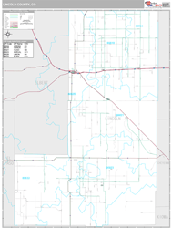 Lincoln County, CO Wall Map