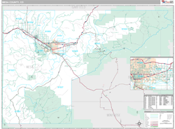 Mesa County, CO Wall Map