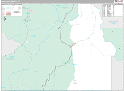 San Juan County, CO Wall Map