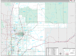 Weld County, CO Wall Map