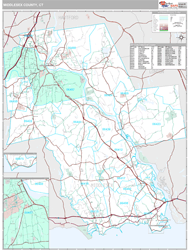 Middlesex County, CT Wall Map