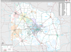 Alachua County, FL Wall Map