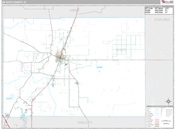 DeSoto County, FL Wall Map