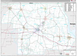 Jackson County, FL Wall Map