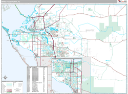 Manatee County, FL Wall Map
