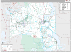 Putnam County, FL Wall Map