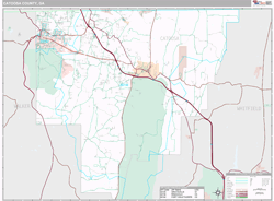 Catoosa County, GA Wall Map