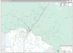 Gilmer County, GA Wall Map