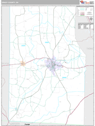 Grady County, GA Wall Map