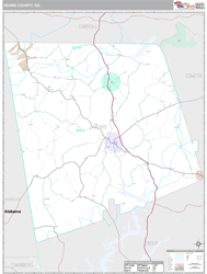 Heard County, GA Wall Map