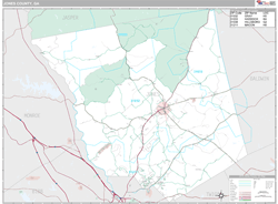 Jones County, GA Wall Map