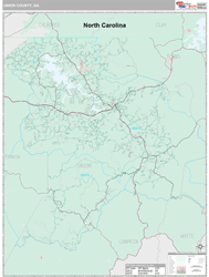 Union County, GA Wall Map