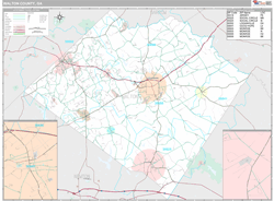 Walton County, GA Wall Map