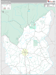 White County, GA Wall Map