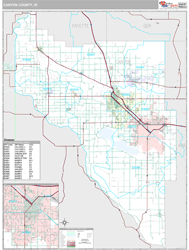 Canyon County, ID Wall Map