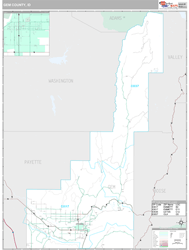 Gem County, ID Wall Map