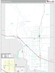 Gooding County, ID Wall Map