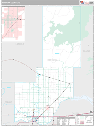 Minidoka County, ID Wall Map