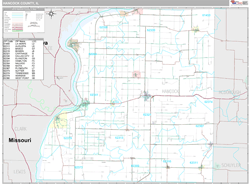 Hancock County, IL Wall Map