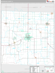 McDonough County, IL Wall Map