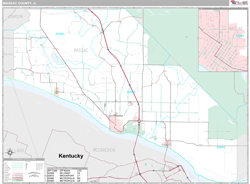 Massac County, IL Wall Map