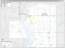 Putnam County, IL Wall Map