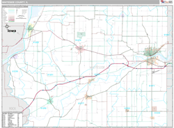 Whiteside County, IL Wall Map