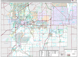 Will County, IL Wall Map