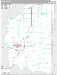 Daviess County, IN Wall Map