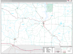 Franklin County, IN Wall Map