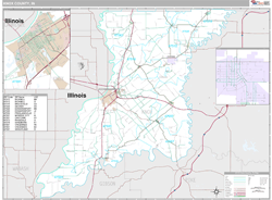 Knox County, IN Wall Map