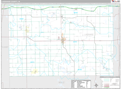 Lagrange County, IN Wall Map