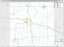 Marshall County, IN Wall Map