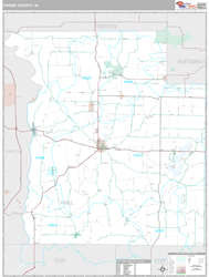 Parke County, IN Wall Map