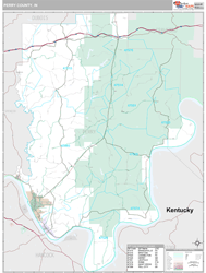 Perry County, IN Wall Map