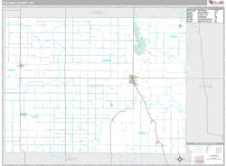 Pulaski County, IN Wall Map