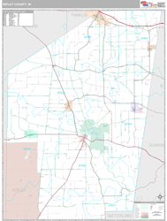 Ripley County, IN Wall Map