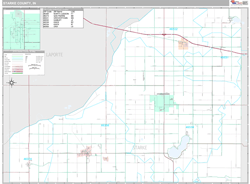 Starke County, IN Wall Map