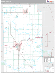 Wabash County, IN Wall Map