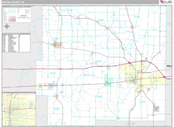 Wayne County, IN Wall Map