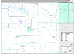 Appanoose County, IA Wall Map