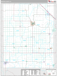 Benton County, IA Wall Map