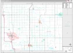 Bremer County, IA Wall Map