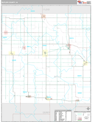 Butler County, IA Wall Map