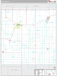 Cass County, IA Wall Map