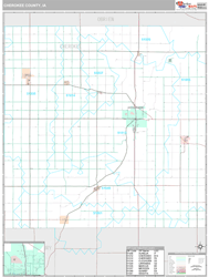 Cherokee County, IA Wall Map