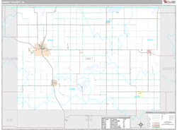 Emmet County, IA Wall Map
